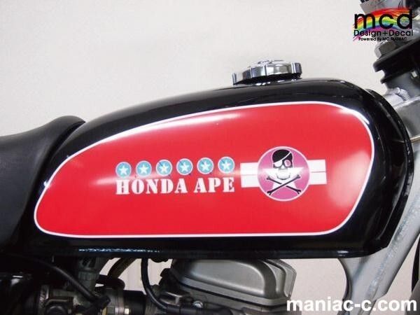 ウェビックガレージセール | エイプ50/100 タンク デカール ステッカー