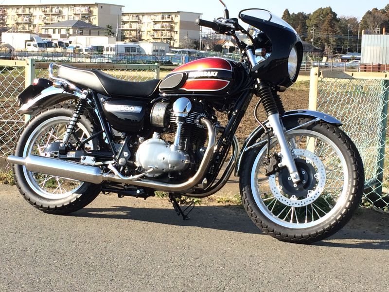 カワサキ W800 ビキニカウル 口コミ・動画インプレッション (1