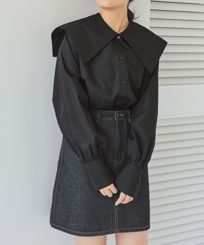 スクエアセーラーカラーブラウス | titivate