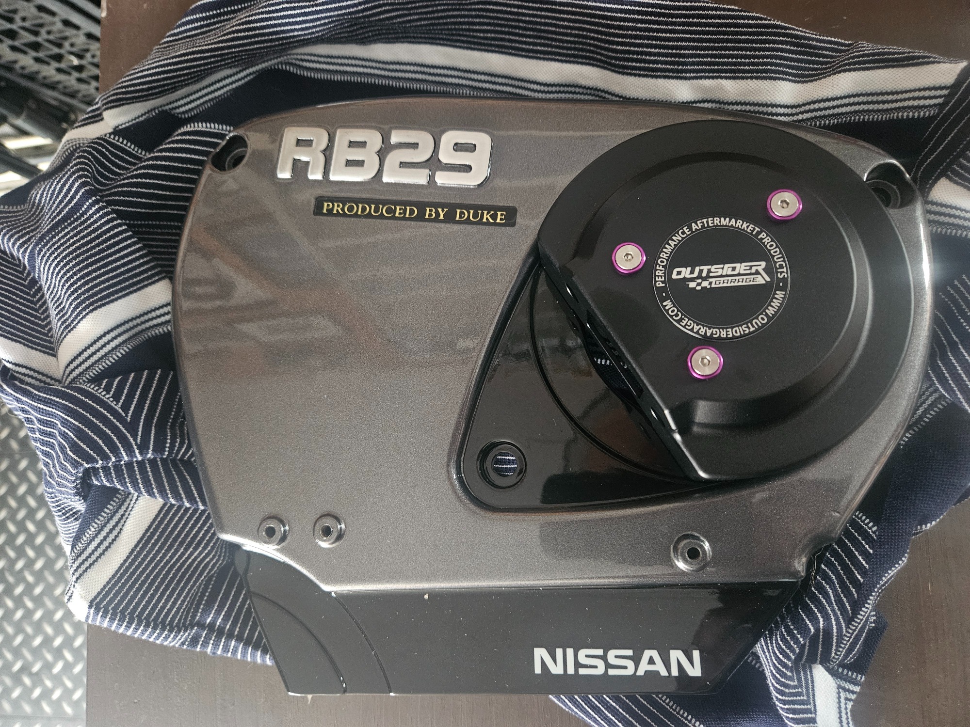 NRG Innovations 350mm 2スポークステアリングホイール - レザー
