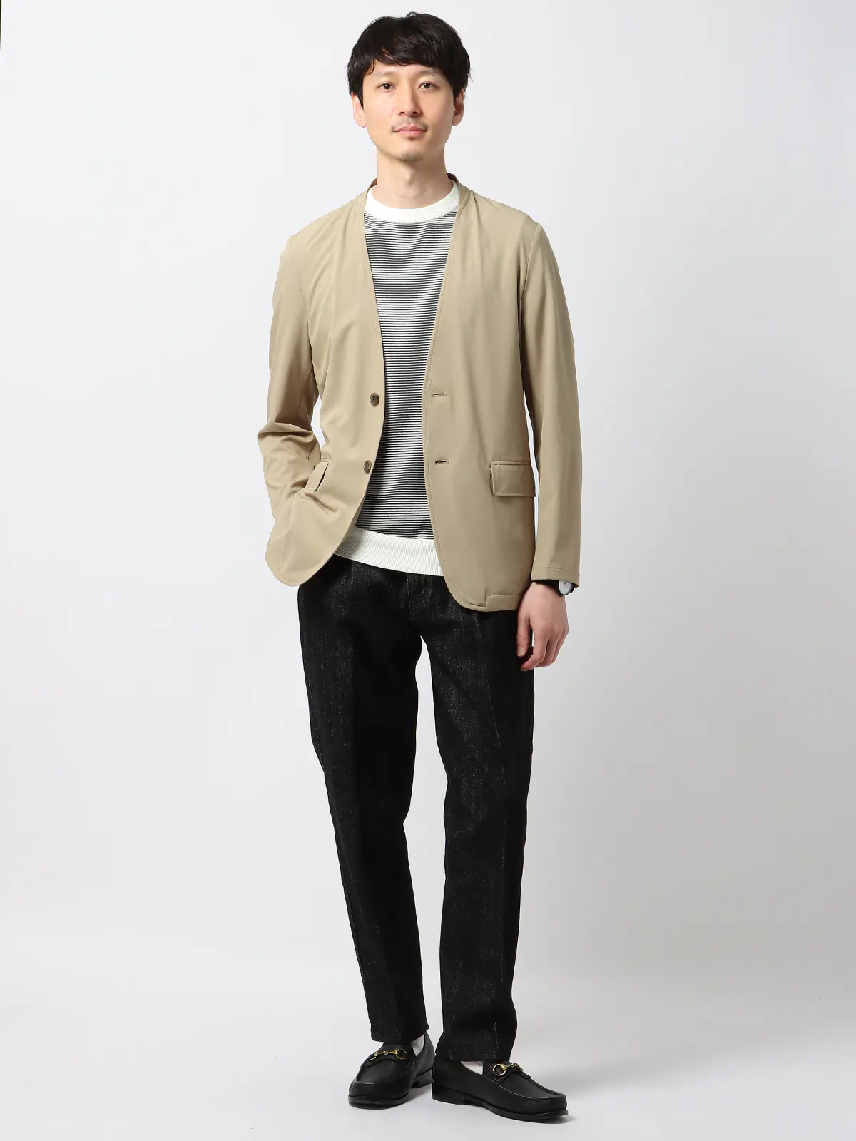 WEB限定／PERFORMANCE SUIT／ノーカラージャケット＆パンツ＆Tシャツ