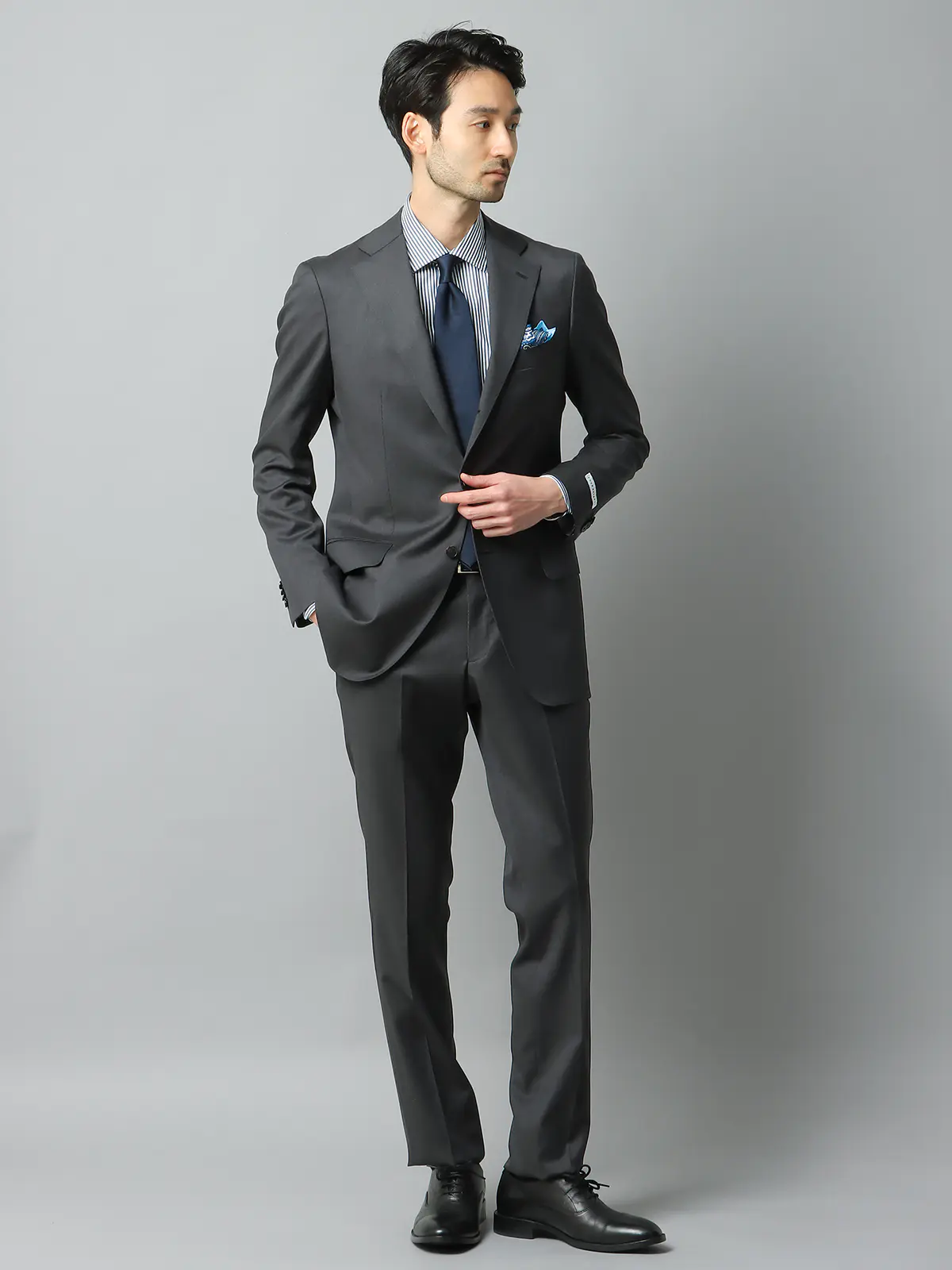 スーツ／3つボタン／Loro Piana 365／無地／TR24 | SUIT SQUARE