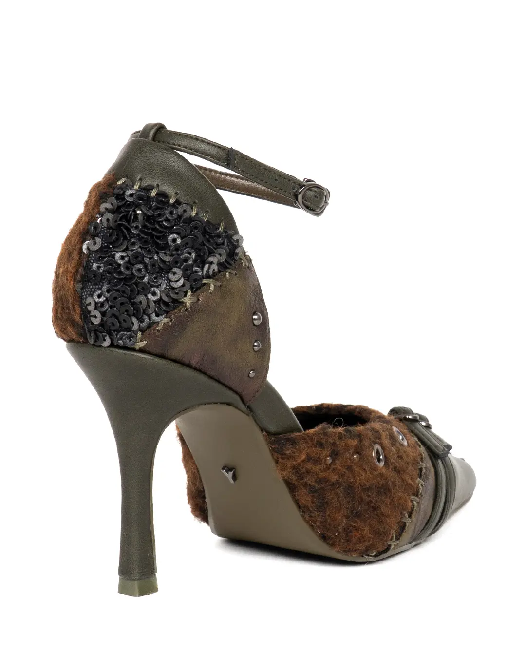 YELLO / STITCHED MOSS HEELS