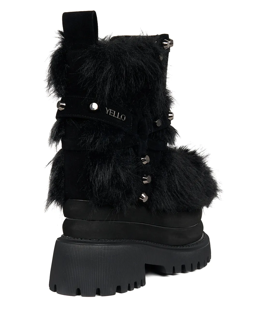 YELLO GARMR SHORT BOOTS ショート ファー ブーツ M YELLO / GARMR