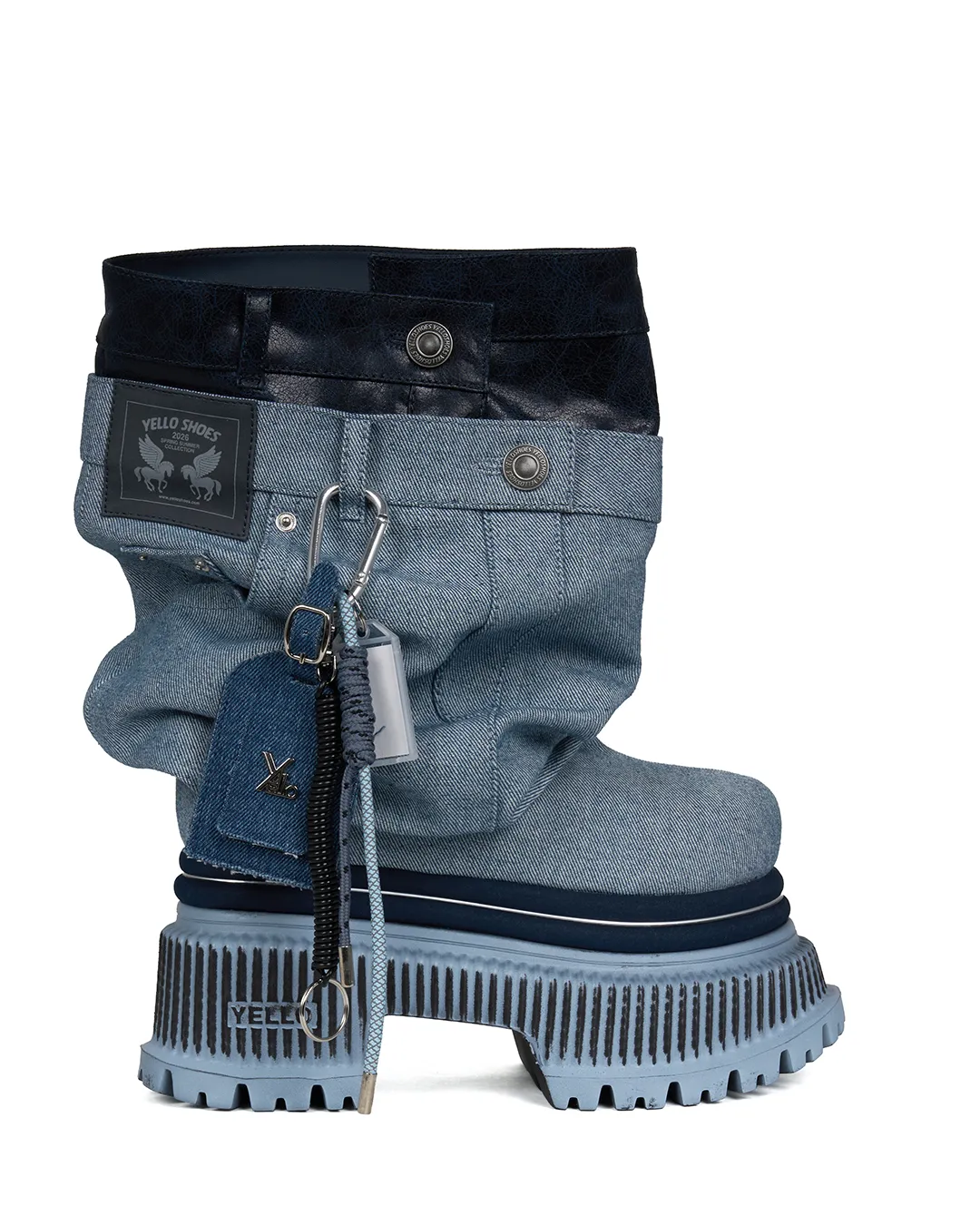 YELLO / SNIPER PLATFORM SHORT BOOTS