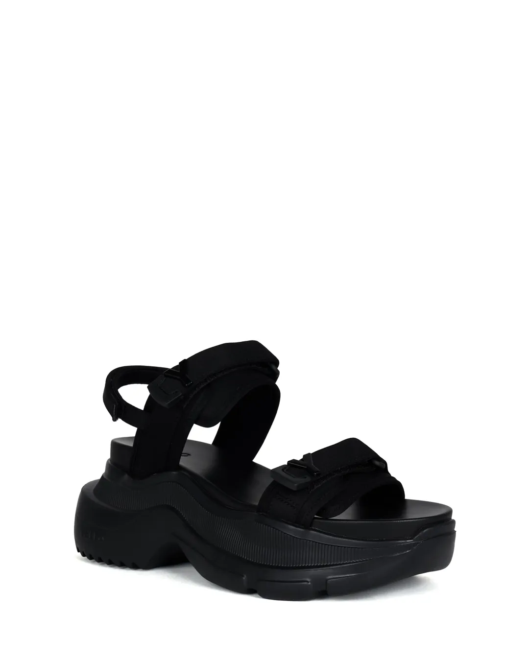 YELLO / TOKYO BLACK SINGLE SNEAKER SANDALS