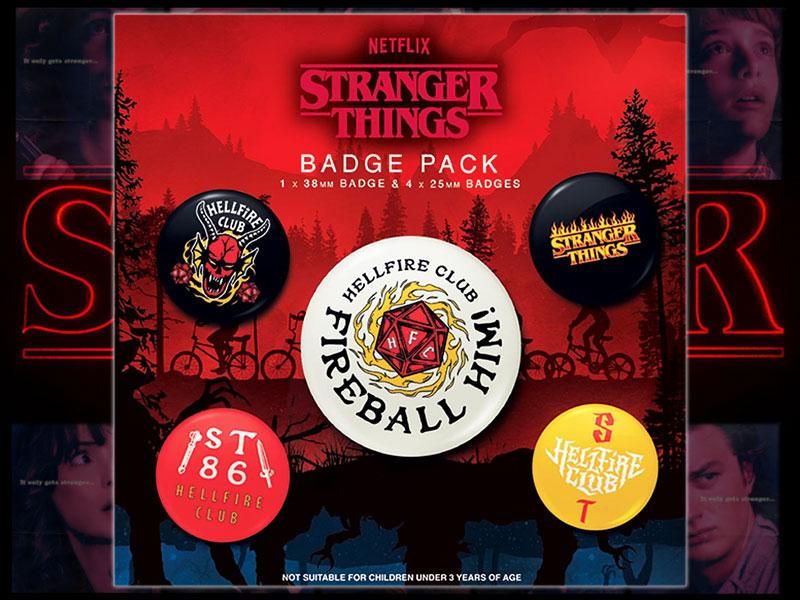 ストレンジャー・シングス 未知の世界Stranger Things 缶バッジ5個