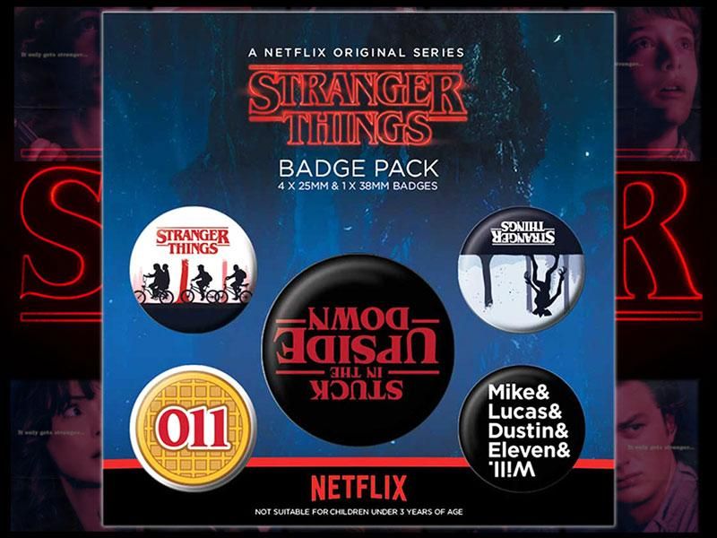 ストレンジャー・シングス 未知の世界Stranger Things 缶バッジ5個