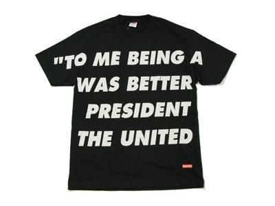 Supreme Gangster Tee | TETデザイン - UG.SHAFT