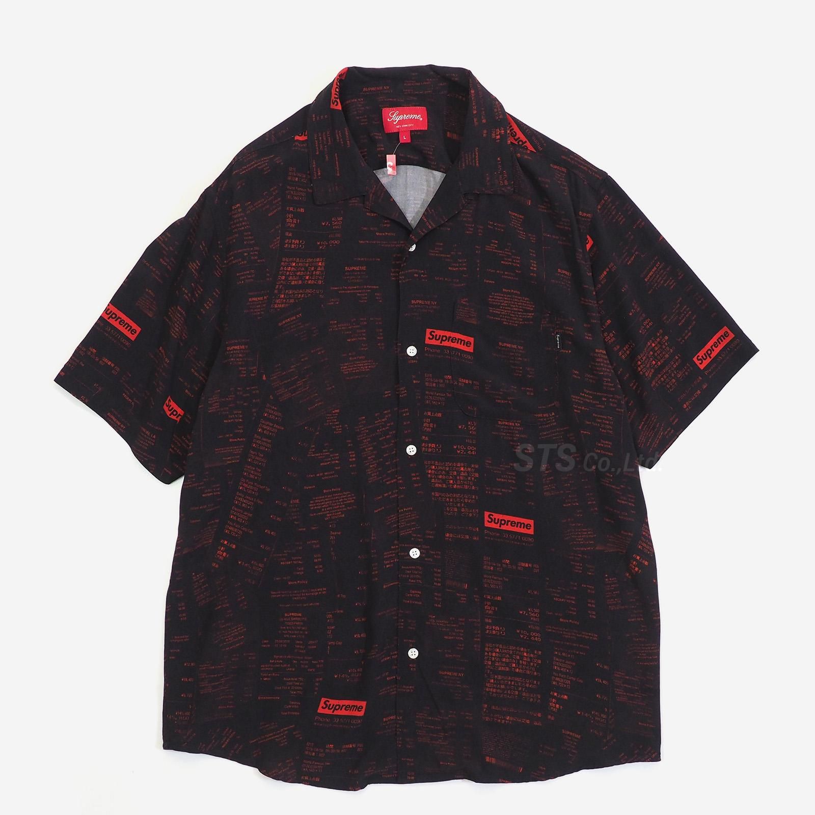 Supreme - Receipts Rayon S/S Shirt - UG.SHAFT