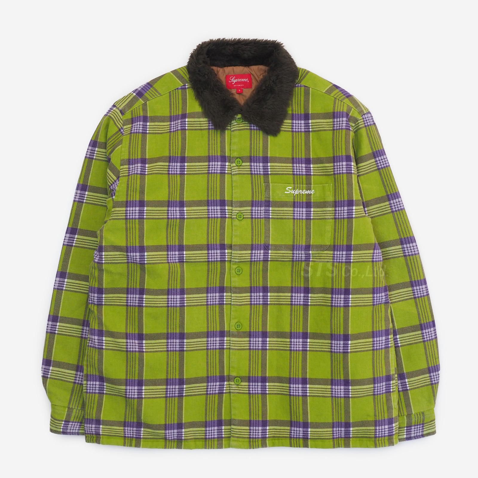 Supreme - Faux Fur Collar Flannel Shirt - UG.SHAFT