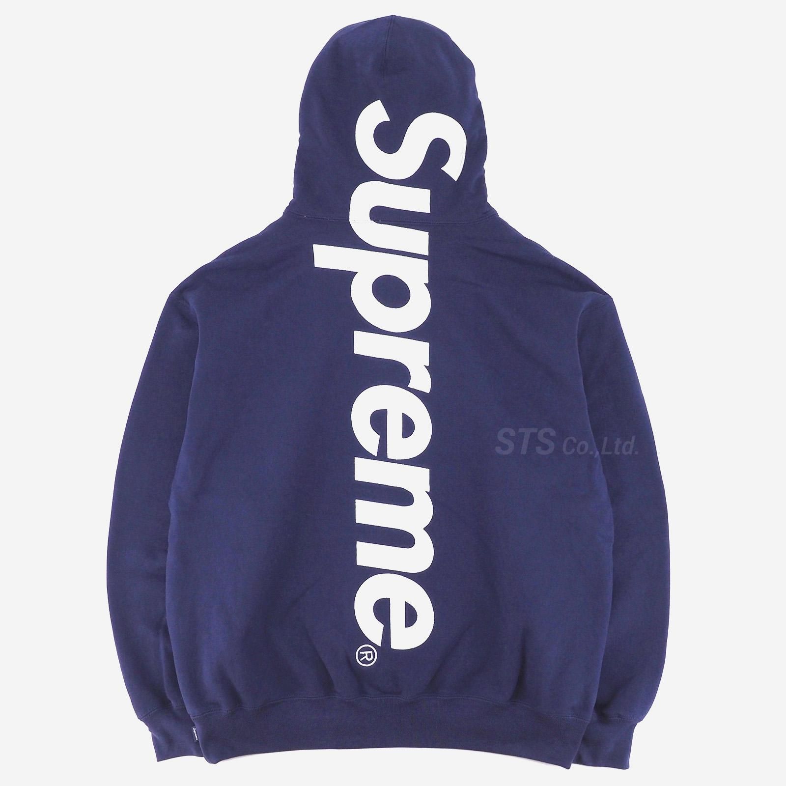 Supreme - Satin Applique Hooded Sweatshirt | 大きなロゴ入りのプル
