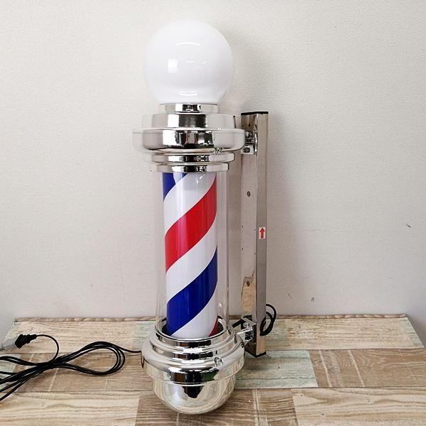 引き取り希望 サインポール バーバーポール 中古 使用1年弱 引き取り