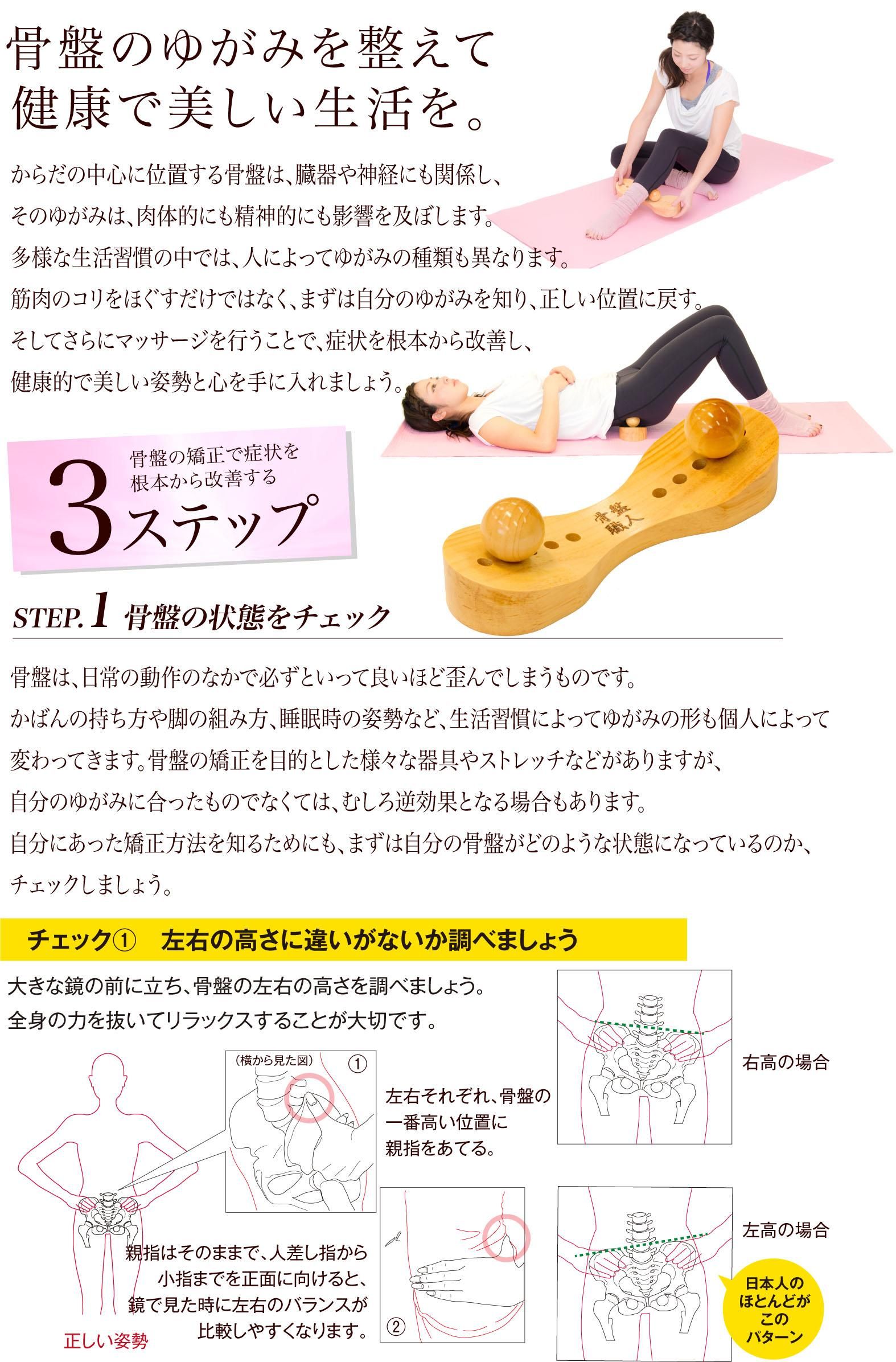 骨盤職人 ペルビス PV01 1か所4～5分の“寝るだけ”簡単マッサージ