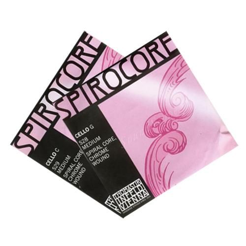 トマスティック スピロコア チェロ弦G,C線セット｜定番低弦