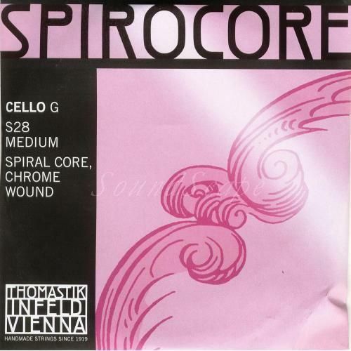 トマスティック スピロコア チェロ弦G,C線セット｜定番低弦
