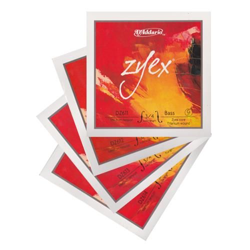 ザイエックス コントラバス弦GDAEセット｜豊かな倍音
