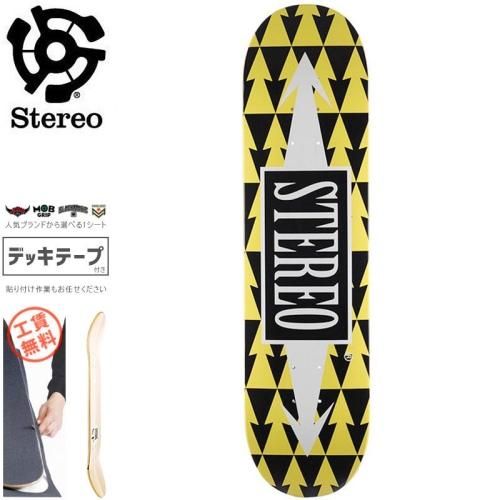 STEREO ステレオ スケボー デッキ CHECK ARROW DECK 8.0インチ