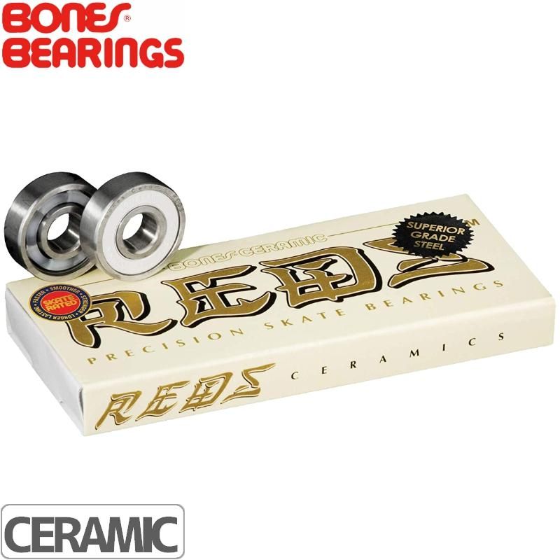 BONES ボーンズ スケボー ベアリング CERAMIC SUPER REDS BEARING