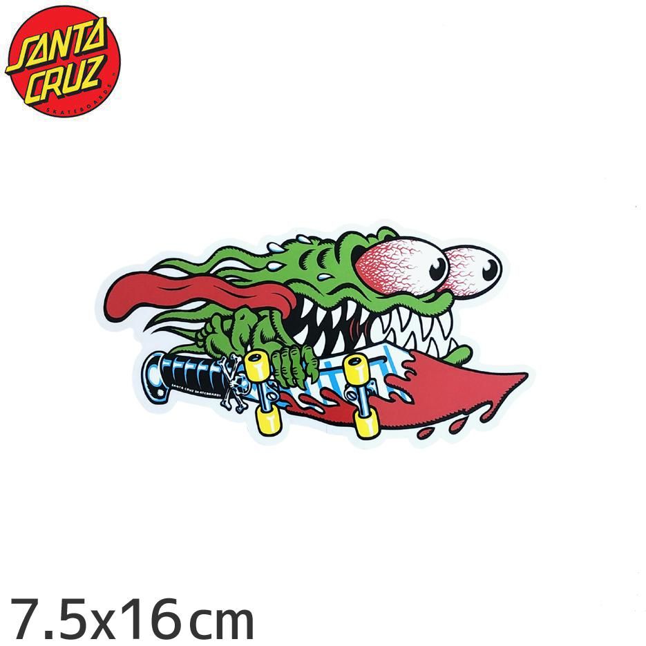 サンタクルーズ SANTACRUZ スケボー ステッカー Slasher Sword 7.5cm