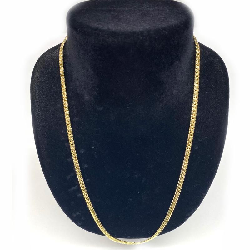 MIAMI CUBAN CHAIN 10K YG 4mm,50cm 【SOLID】 - GRILLZ JEWELZ ONLINE