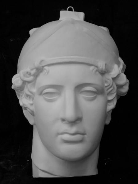 M-427 青年マルス半面 - 日本で唯一の石膏像専門ショップ「石膏像