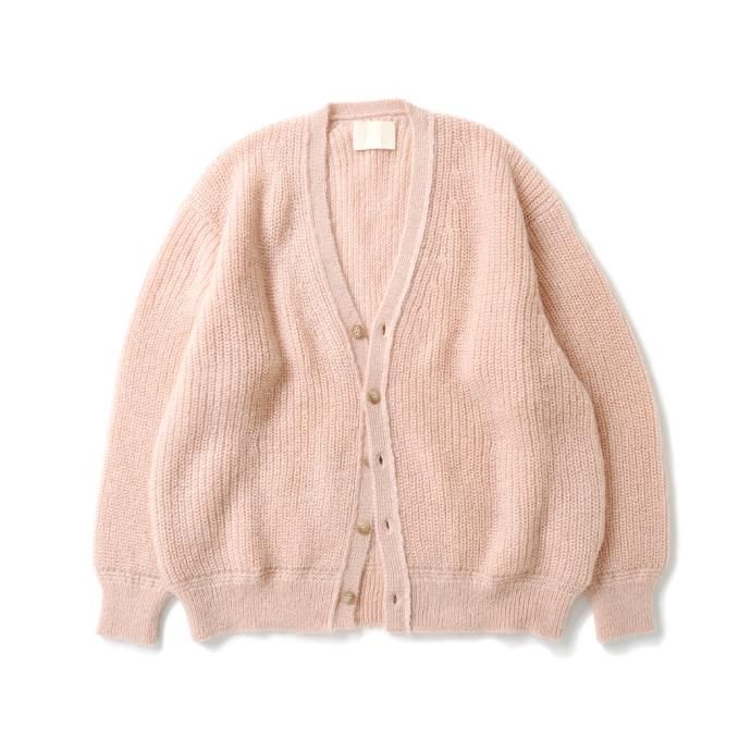 INNAT / KID MOHAIR CARDIGAN - Pink キッドモヘア カーディガン