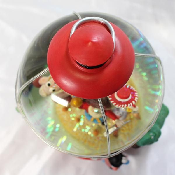 トイストーリー2 赤ランタン ライトアップ オルゴール付き スノー