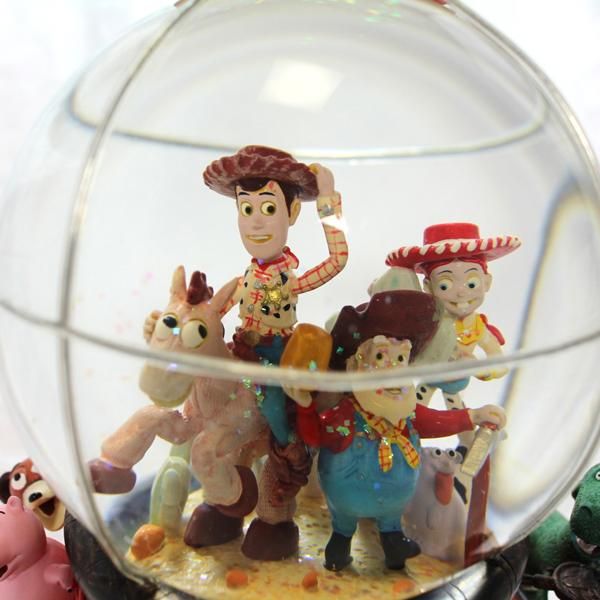トイストーリー2 赤ランタン ライトアップ オルゴール付き スノー