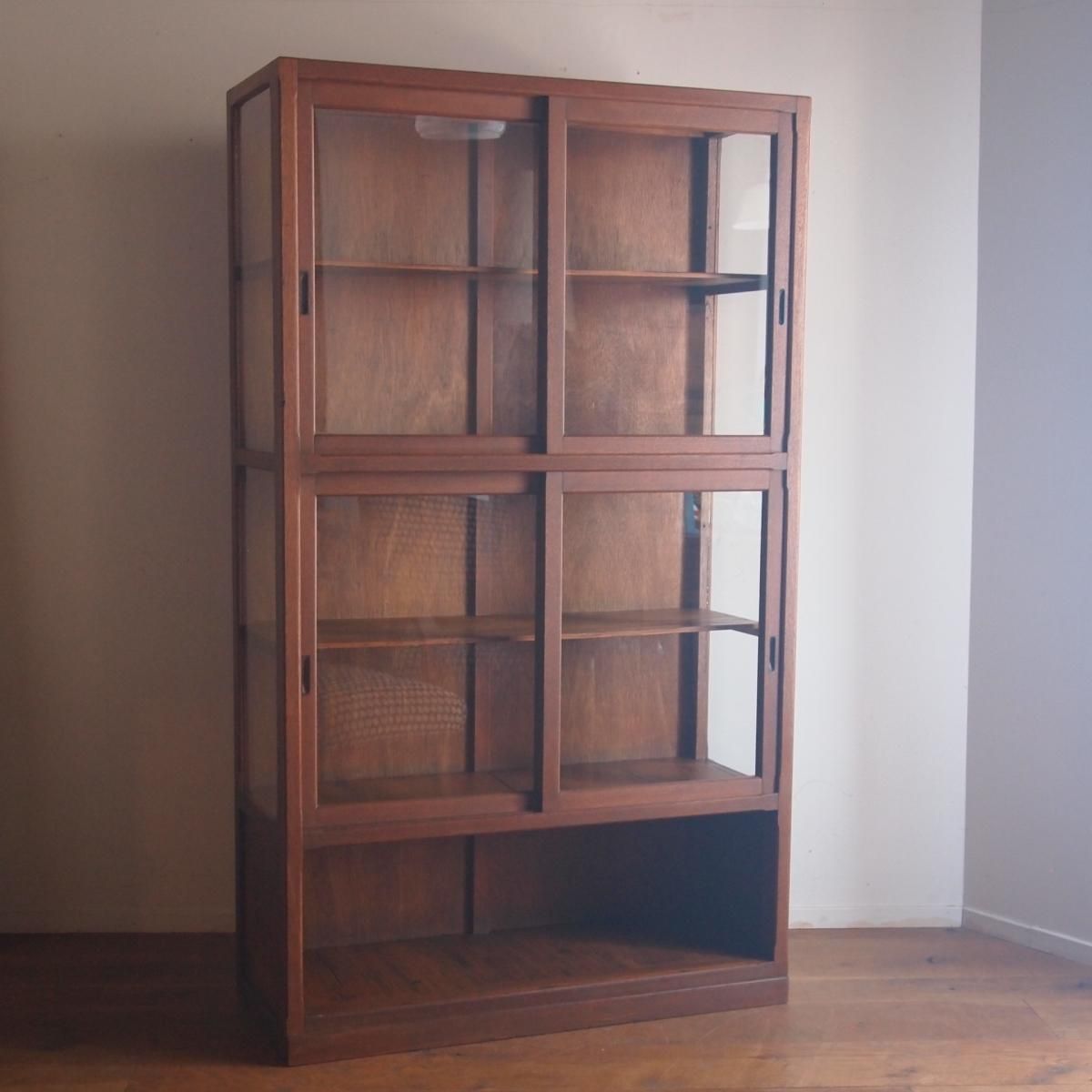 食器棚/ガラスキャビネット - 古家具・古道具 アンティーク家具 kubu