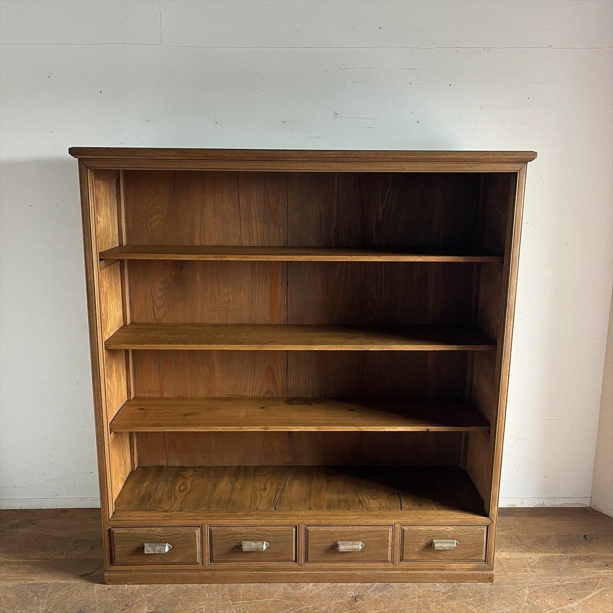 ラワンのオープンキャビネット - 古家具・古道具 アンティーク家具