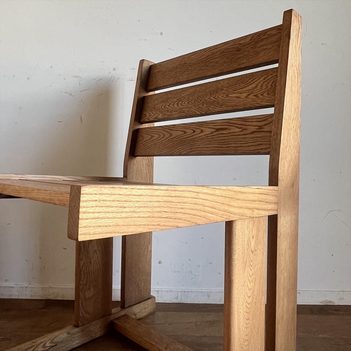 楢のチェア/1970年～1980年代オールドカリモク/04586 - 古家具・古道具