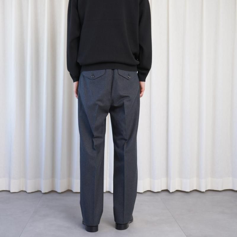 25A/W】【THE RERACS ザ・リラクス】 THE SLACKS STRAIGHT / CHARCOAL