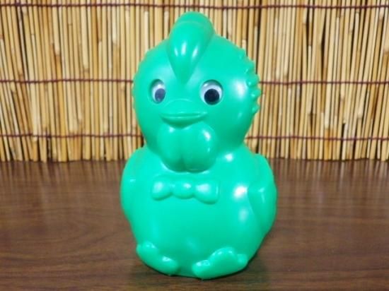 JA ソフビ貯金箱（とり） - 「宝の森」昭和レトロ雑貨、フィギュア
