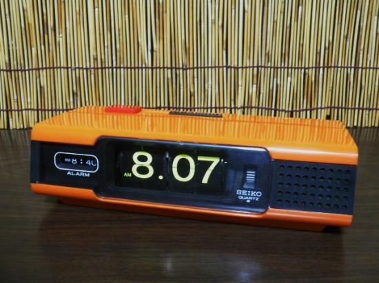SEIKO パタパタ置時計 レッド/ブラック動作可 SEIKO セイコー パタパタ