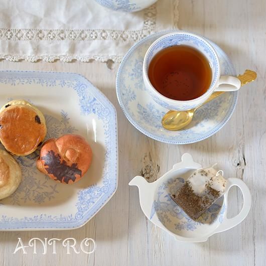 イギリス食器 Burleigh ブルーアジアティックフェザンツ ティーポット