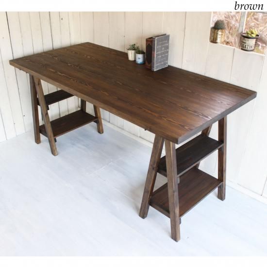 Vivishop様 英国調 アンティーク木製デスク ダークブラウン Vivishop様