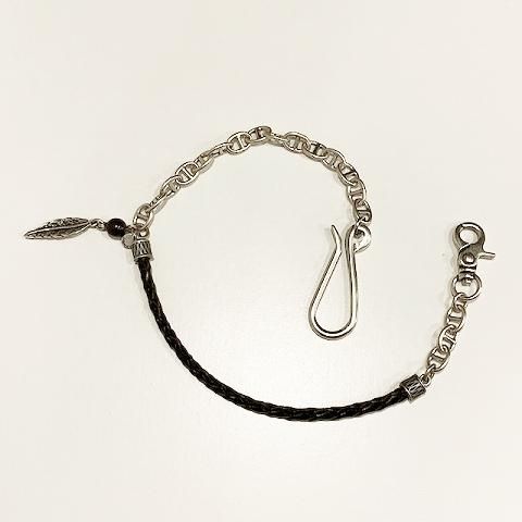 Andrea D'AMICO 【ダミーコ】アンカーチェーン×編革・ウォレット