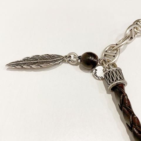 Andrea D'AMICO 【ダミーコ】アンカーチェーン×編革・ウォレット