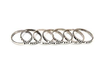 SERGE THORAVAL（セルジュ トラヴァル）接吻・7連 リング・指輪