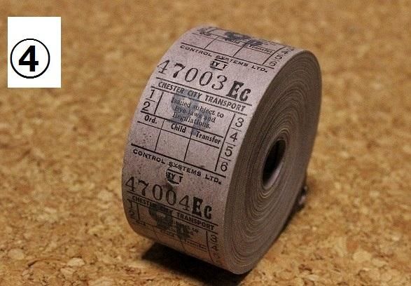 ✩︎レア含✩︎ イギリス バスロールチケット4巻セット 1ロール（1000