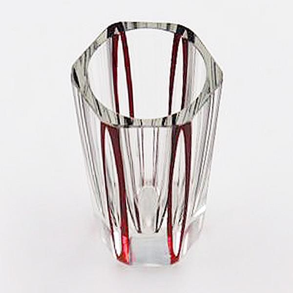 大正時代赤切子アンティークショットグラス存在感ある一品