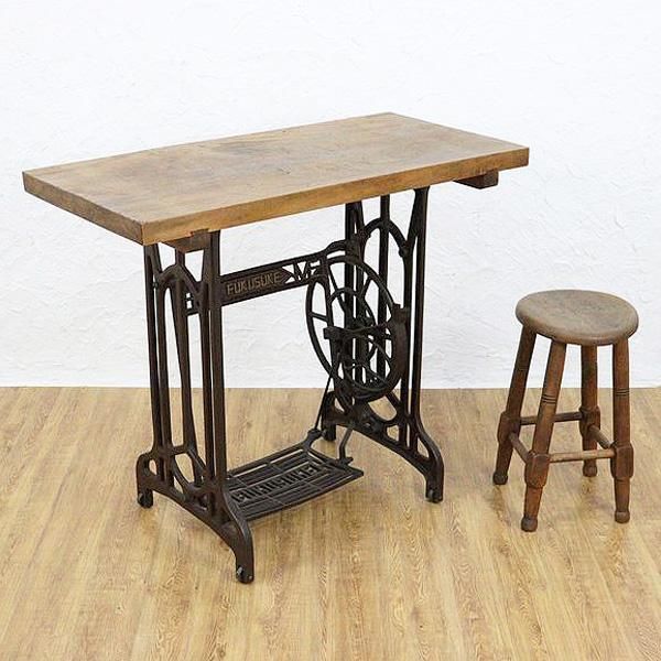 アンティークミシンテーブル一覧｜SINGER鉄脚やケヤキ天板など魅力と