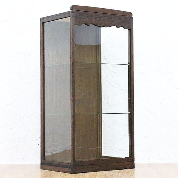 ガラスケース コレクションケース 人形ケース 和風 木枠 大正・昭和