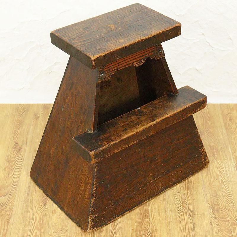 踏み台 日本の道具 古道具 飾り台 花台 明治 大正 アンティーク 和骨董