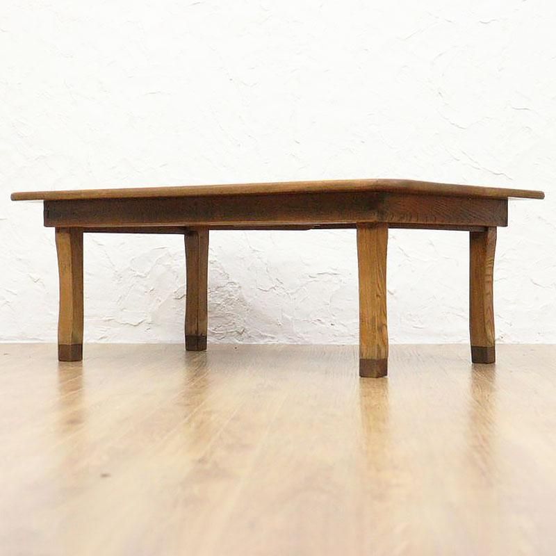 折りたたみちゃぶ台 欅材 超美品 昭和レトロ 机 折りたたみ 欅 昭和