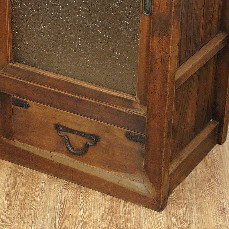 キャビネット 水屋箪笥 大正時代 杉製 引戸キャビネット