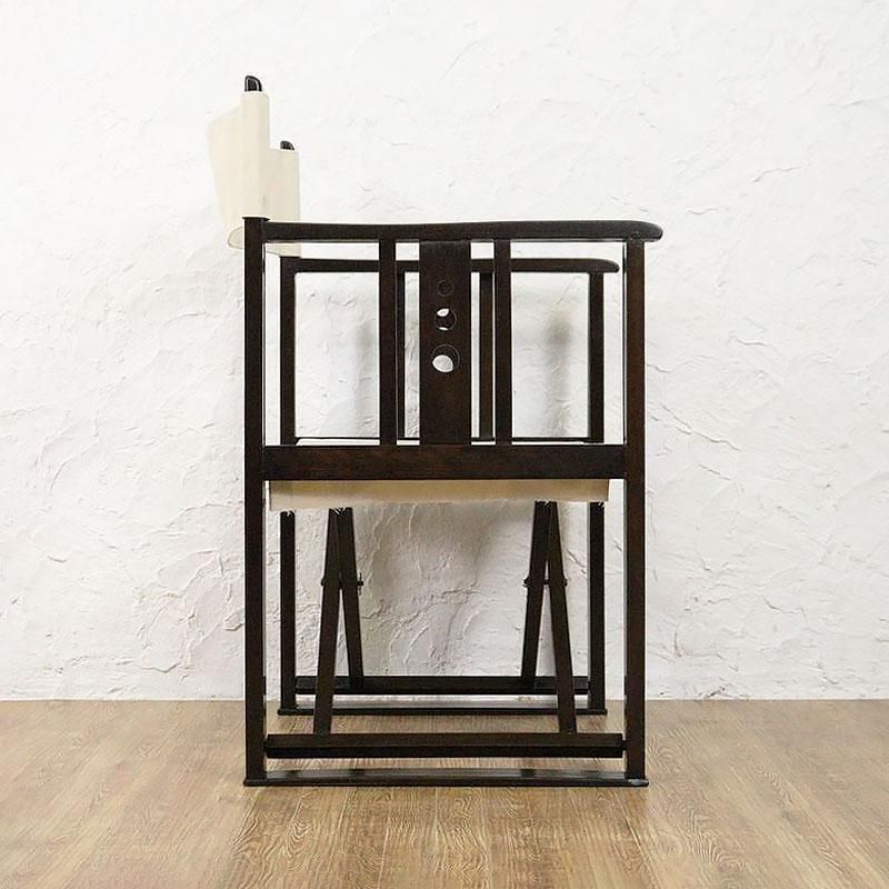 希少 上質 YAMAHA 文化椅子 折りたたみ椅子 アームチェア