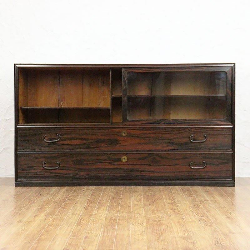 大正から昭和初期頃の四尺箪笥ローボード｜幅119cm高さ66.5cm｜上質な