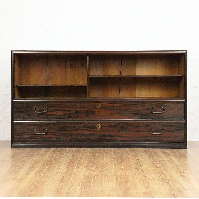 大正から昭和初期頃の四尺箪笥ローボード｜幅119cm高さ66.5cm｜上質な